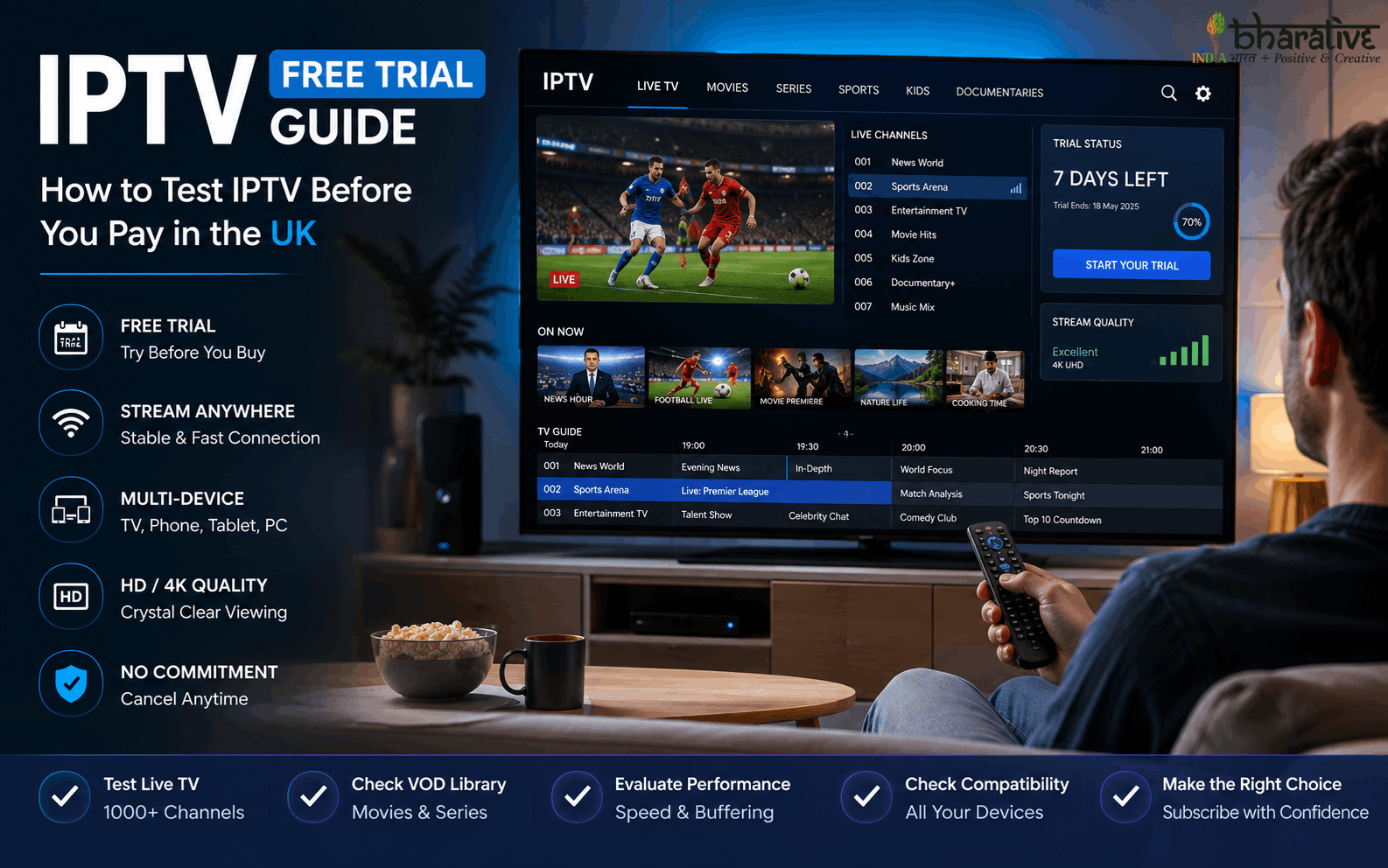 IPTV Free Trial Guide: How to Test an IPTV Service Before Paying in the UK
