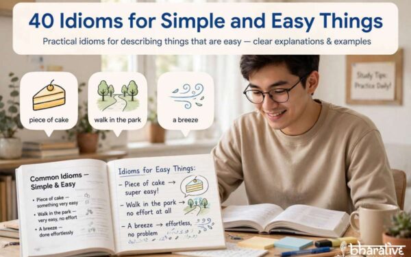 40 Idioms for Simple and Easy Things